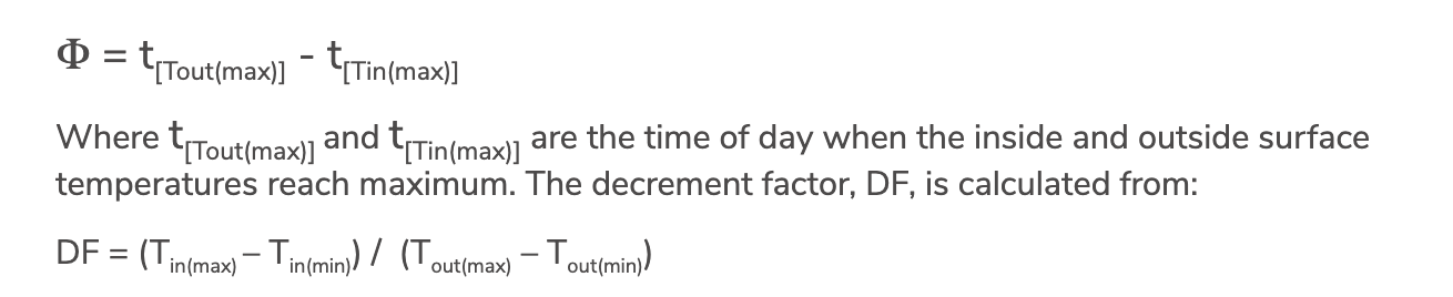 formula for thermal inertia formula for thermal inertia