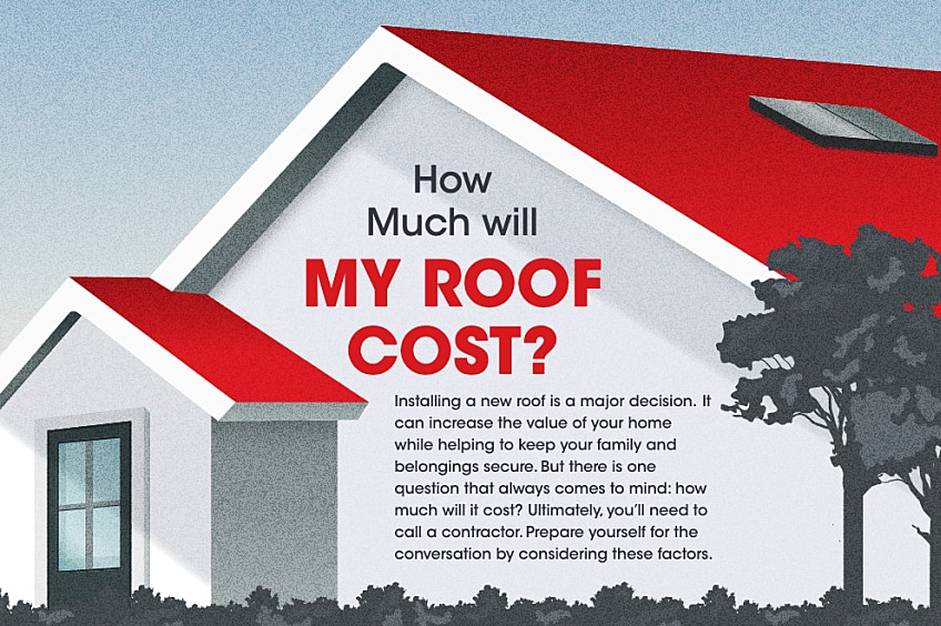 how much will my roof cost infographic