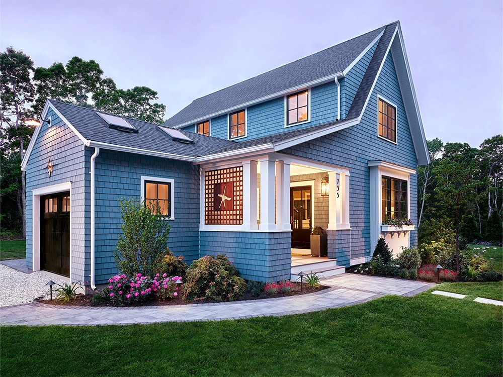 Cottage on the Cape Idea House featuring Timberline® American Harvest® shingles in Appalachian Sky