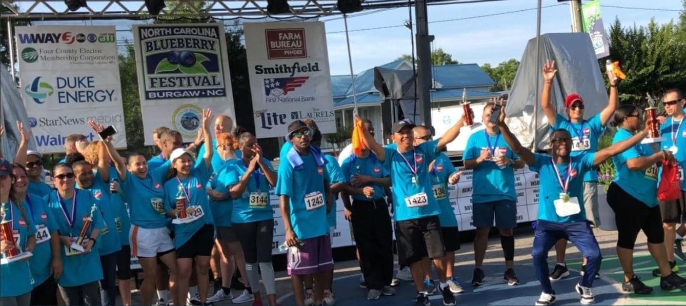 Burgaw Plant 5k Race at the North Carolina Blueberry Festival