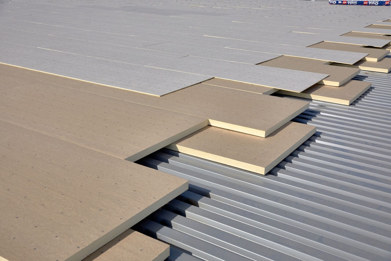 EnergyGuard HD Polyiso Roof Insulation Product Install