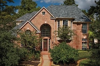 GAF Slateline shingles in English Gray