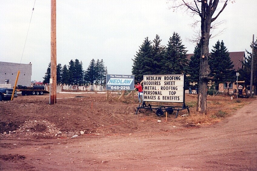 The Future Site of Nedlaw Roofs