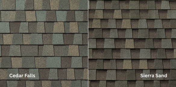 timberline hdz cedar falls vs sierra sand Timberline HDZ Cedar Falls vs Sierra Sand