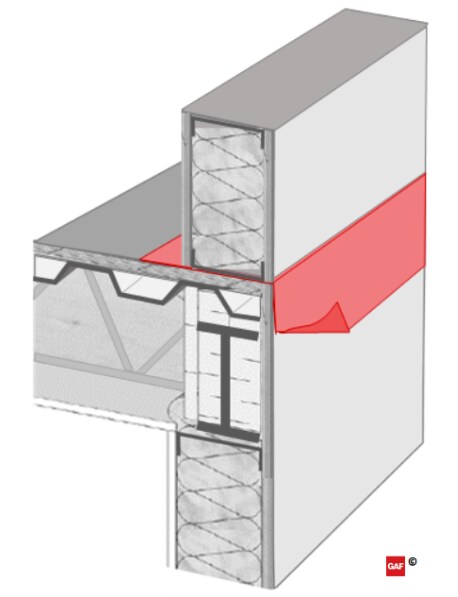 Parapet Wall Assembled