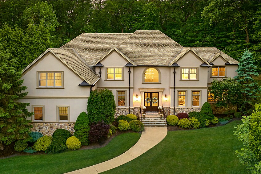 Designer Shingles installed on a home