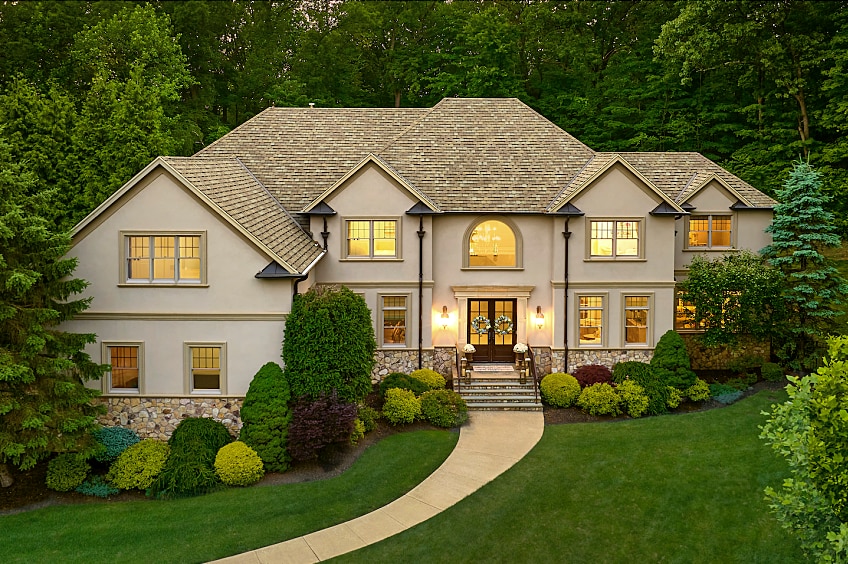 Designer Shingles installed on a home