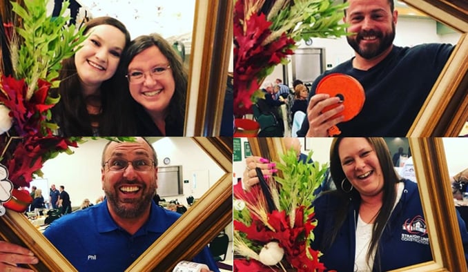 an you picture yourself raising funds for a food bank? Courtesy Straightline Construction