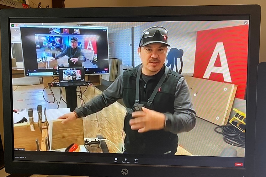 GAF CARE webinar screenshot.