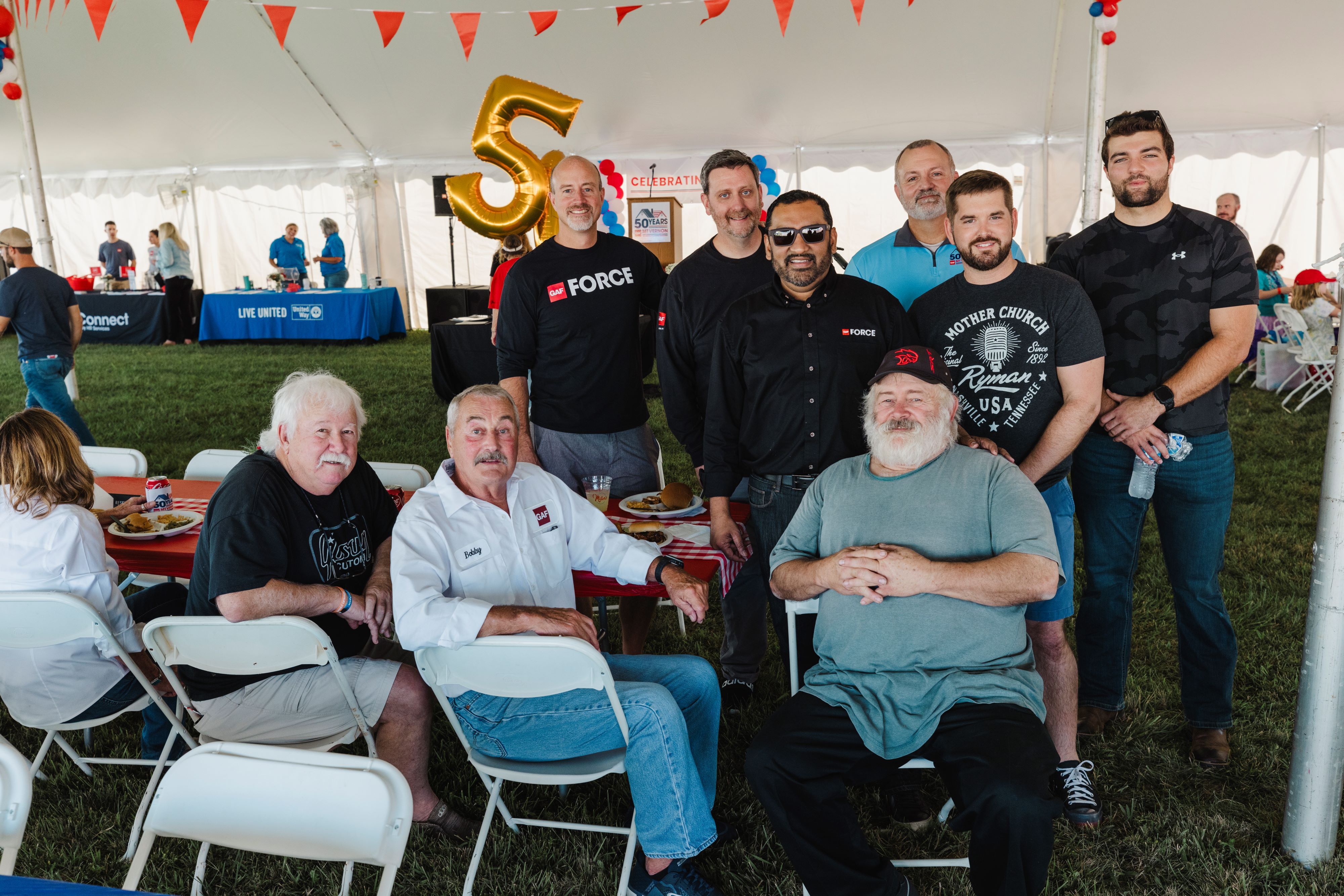 gaf mt vernon team Mount Vernon team gathered to celebrate