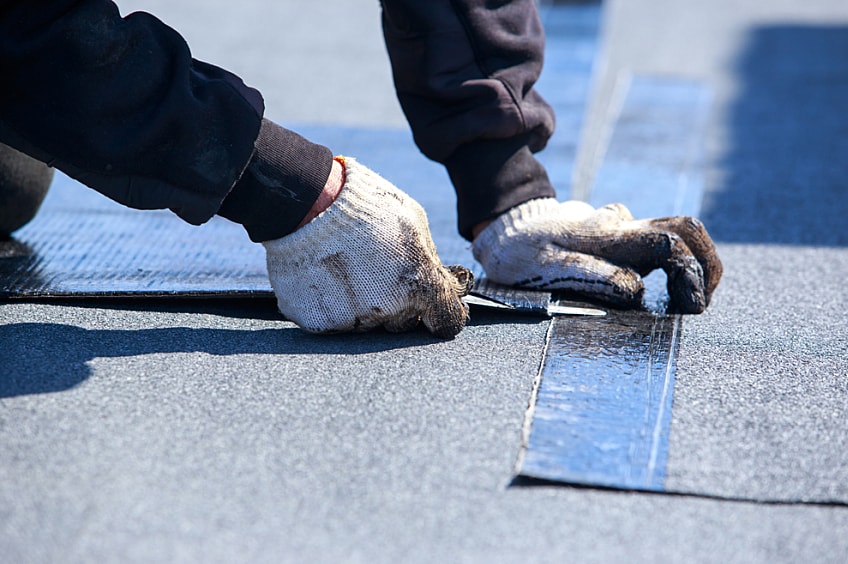 Contractor making a roofing error