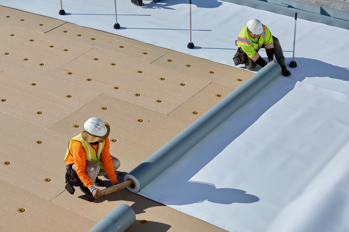 Induction-Welded Single-Ply Roofing Membrane Attachment
