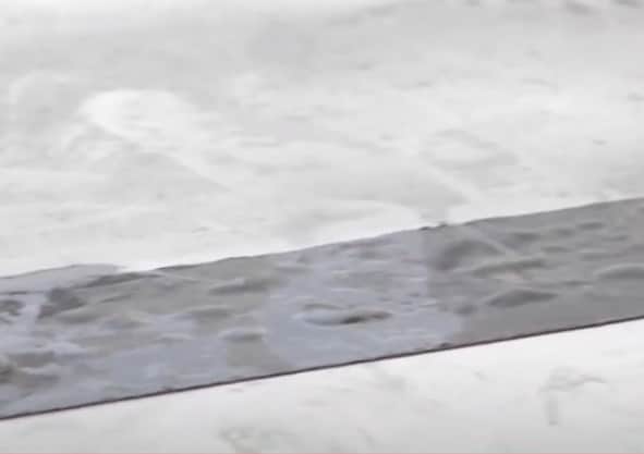 epdm cover tape on pvc roof seam EPDM cover tape on PVC roof seam