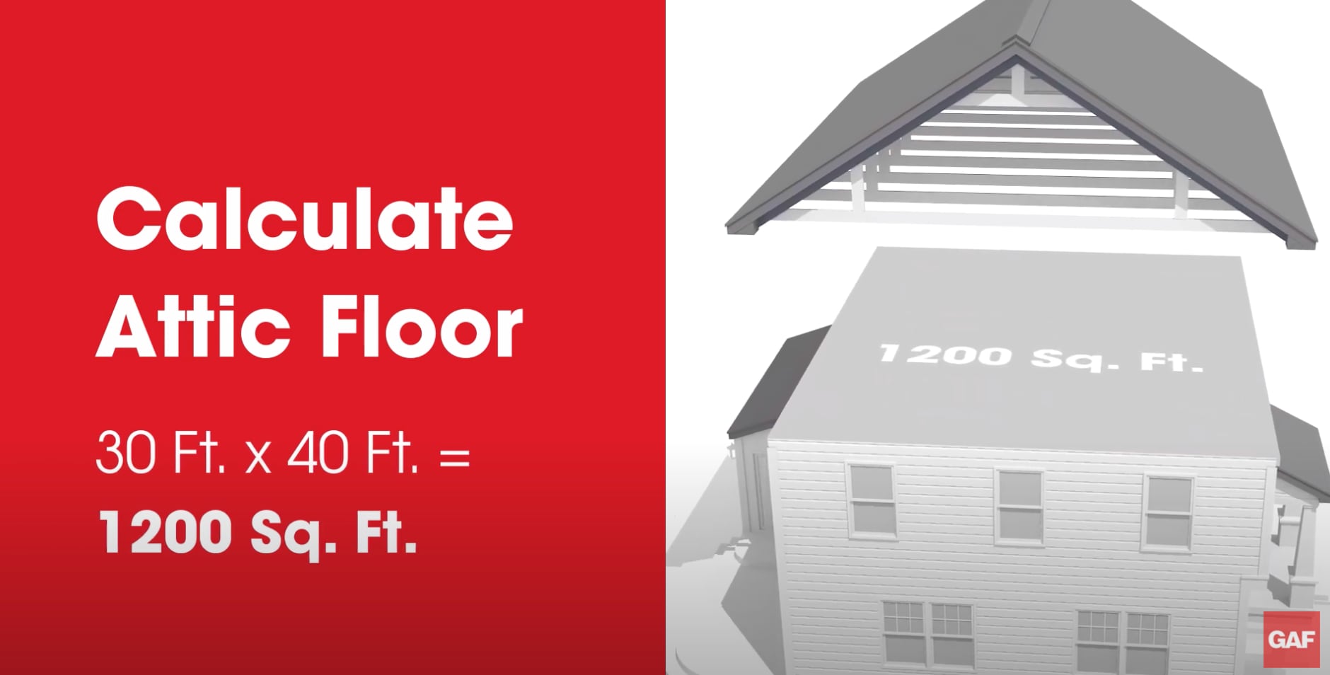 Calculate Attic Roof